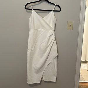 Lulu’s All This Appeal White Bodycon Midi Dress